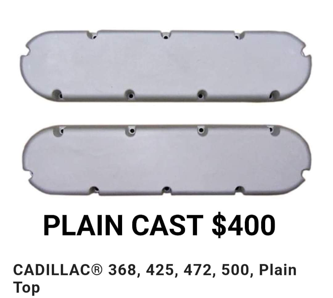 Valve covers Cadillac Plain Cast