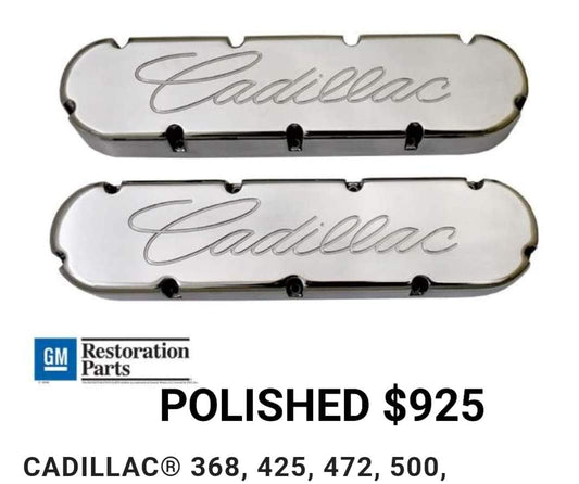 Valve covers Cadillac Polished