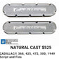 Valve covers Cadillac Natural cast, Script and Fins