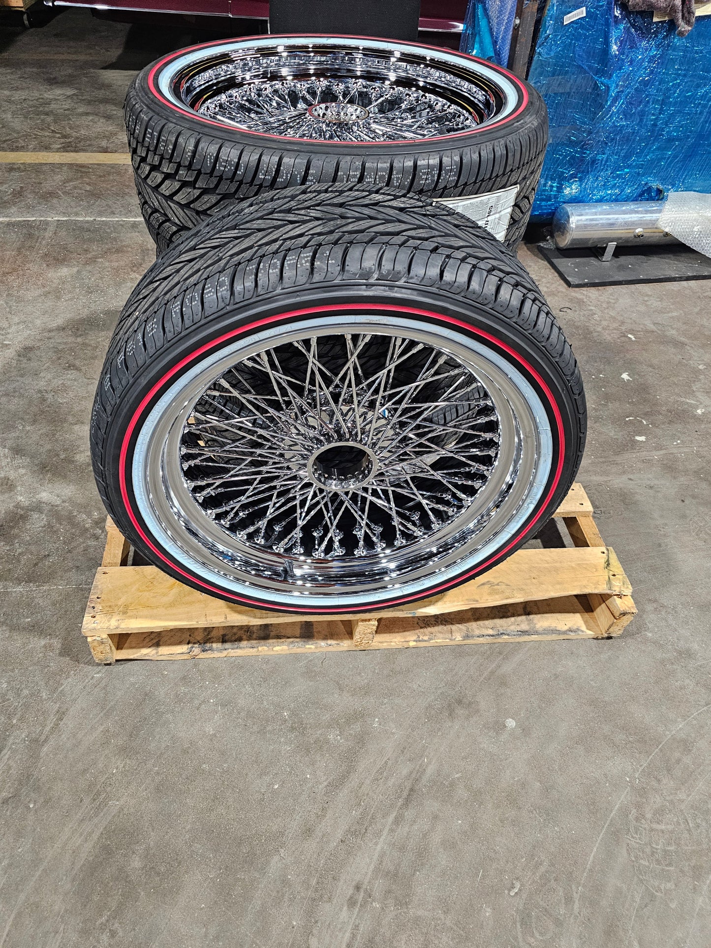 20" chrome 80 spoke with vouges